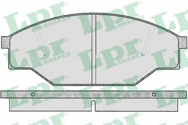 Brake system parts Foton: 05P266 LPR Brake pad set