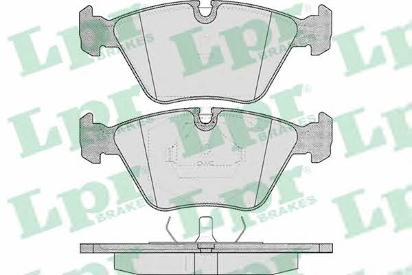 LPR 05P296 Brake Pad Set, disc brake 05P296