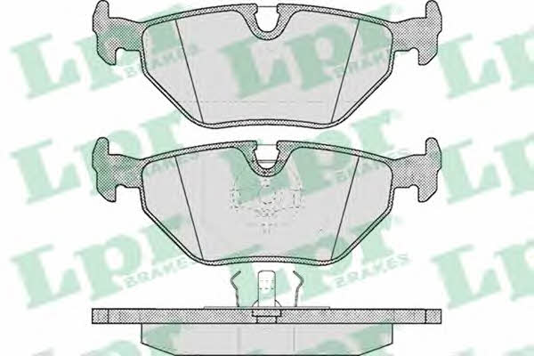LPR 05P297 Brake Pad Set, disc brake 05P297