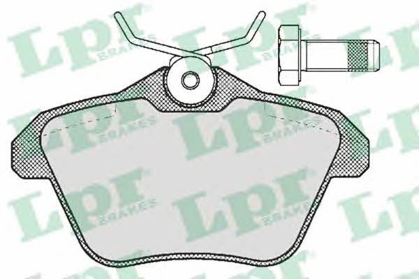 LPR 05P298 Brake Pad Set, disc brake 05P298