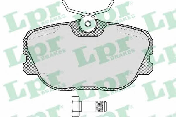 LPR 05P303 Brake Pad Set, disc brake 05P303