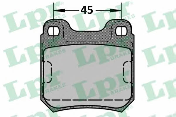 LPR 05P334 Rear disc brake pads, set 05P334