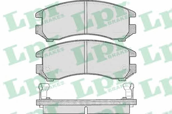 LPR 05P363 Brake Pad Set, disc brake 05P363