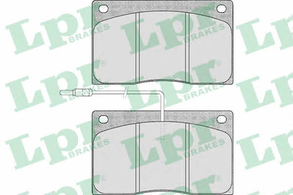 LPR 05P372 Brake Pad Set, disc brake 05P372