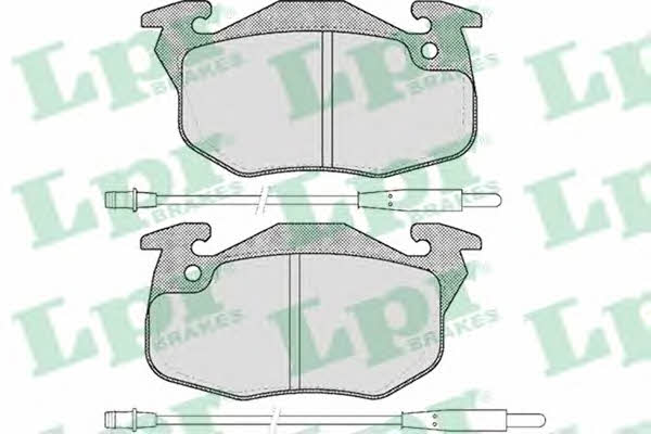 LPR 05P384 Brake Pad Set, disc brake 05P384