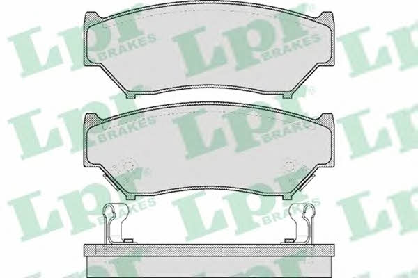 LPR 05P396 Brake Pad Set, disc brake 05P396