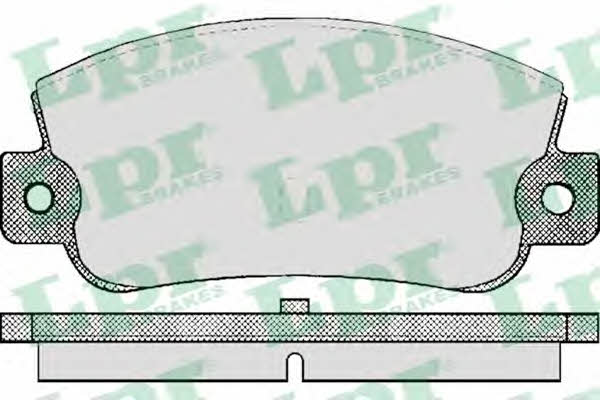 LPR 05P410 Brake Pad Set, disc brake 05P410