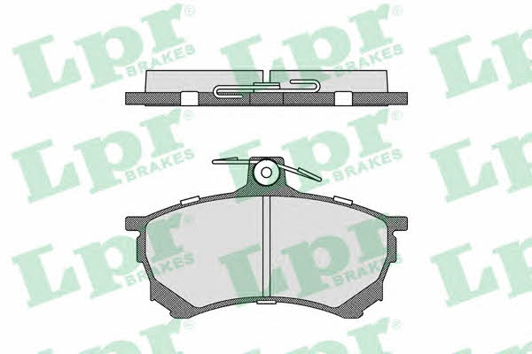 LPR 05P420 Brake Pad Set, disc brake 05P420