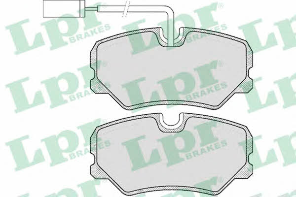 LPR 05P421 Brake Pad Set, disc brake 05P421