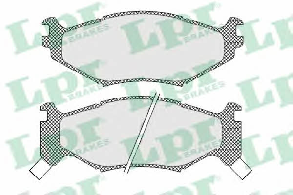 LPR 05P454 Brake Pad Set, disc brake 05P454