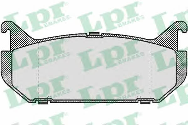 LPR 05P512 Brake Pad Set, disc brake 05P512