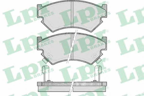 LPR 05P521 Brake Pad Set, disc brake 05P521