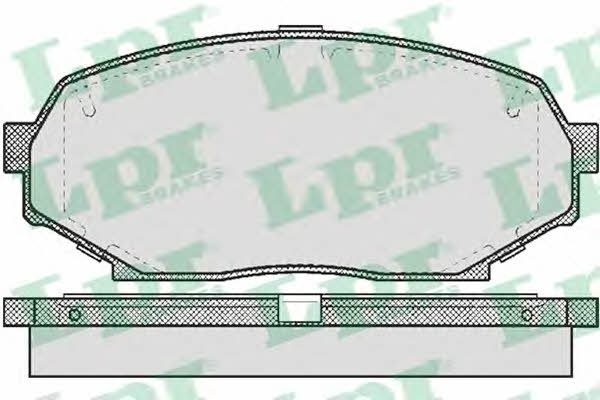 LPR 05P525 Brake Pad Set, disc brake 05P525
