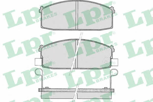 LPR 05P527 Brake Pad Set, disc brake 05P527