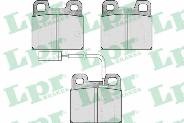 LPR 05P531 Brake Pad Set, disc brake 05P531