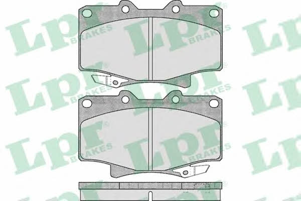 LPR 05P537 Brake Pad Set, disc brake 05P537
