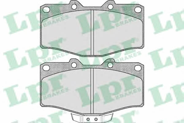 LPR 05P538 Brake Pad Set, disc brake 05P538