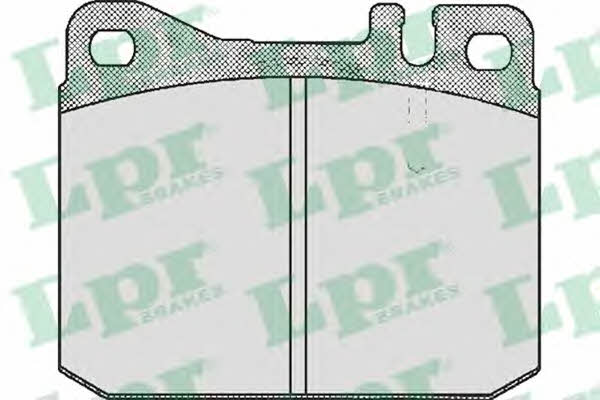 LPR 05P572 Brake Pad Set, disc brake 05P572