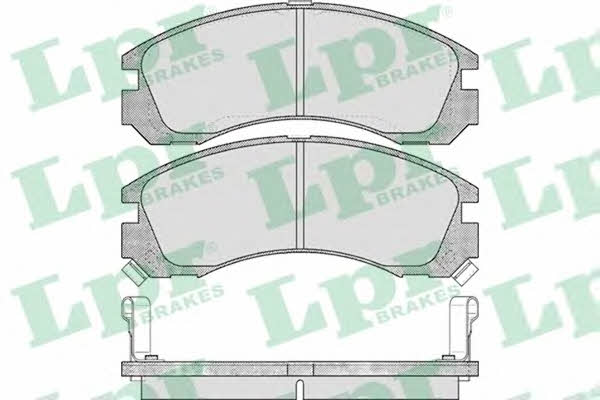 LPR 05P578 Brake Pad Set, disc brake 05P578