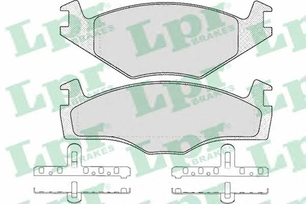LPR 05P591 Brake Pad Set, disc brake 05P591