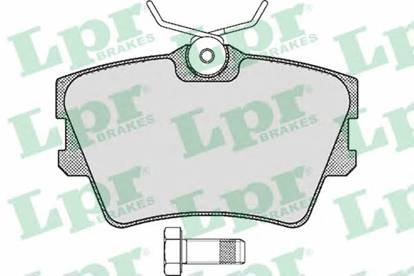 LPR 05P616 Brake Pad Set, disc brake 05P616