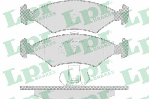 LPR 05P628 Brake Pad Set, disc brake 05P628