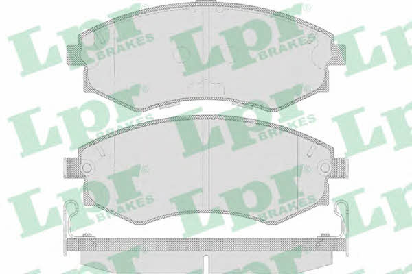 LPR 05P640 Brake Pad Set, disc brake 05P640