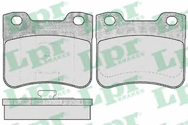 LPR 05P643 Brake Pad Set, disc brake 05P643