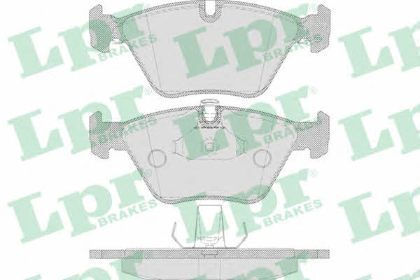 LPR 05P649 Brake Pad Set, disc brake 05P649