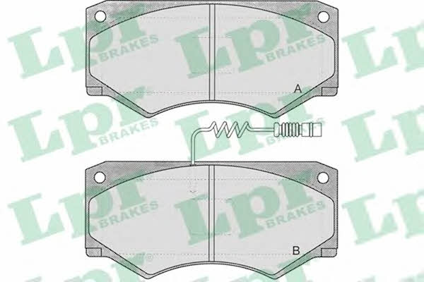 LPR 05P660 Brake Pad Set, disc brake 05P660