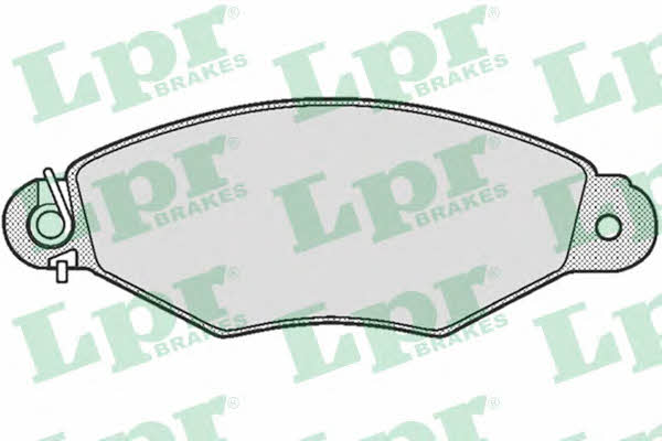 LPR 05P661 Brake Pad Set, disc brake 05P661