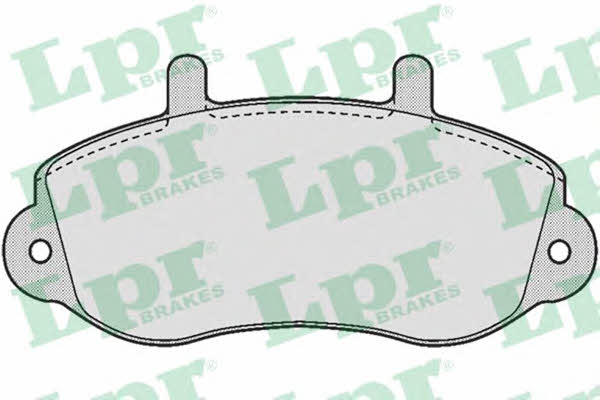 LPR 05P663 Brake Pad Set, disc brake 05P663