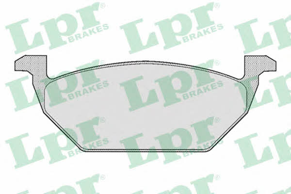 LPR 05P668 Brake Pad Set, disc brake 05P668