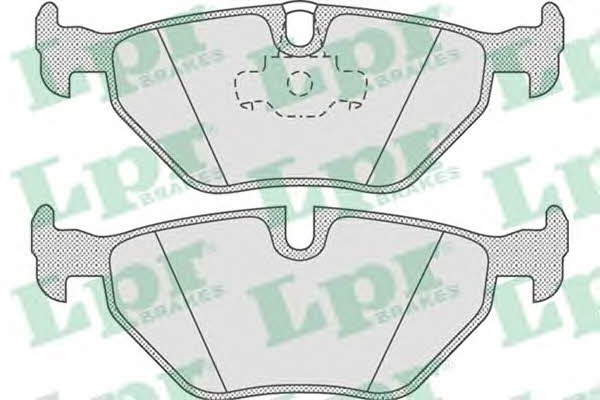 LPR 05P675 Rear disc brake pads, set 05P675