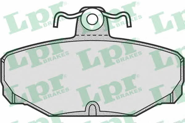 LPR 05P677 Brake Pad Set, disc brake 05P677
