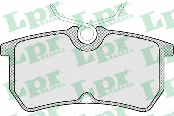 LPR 05P697 Brake Pad Set, disc brake 05P697