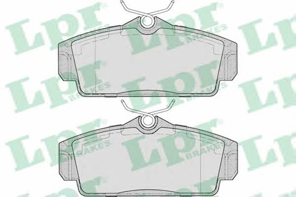 LPR 05P706 Brake Pad Set, disc brake 05P706
