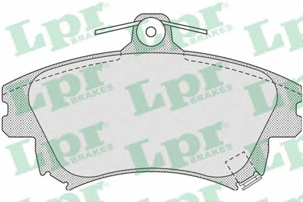 LPR 05P711 Brake Pad Set, disc brake 05P711