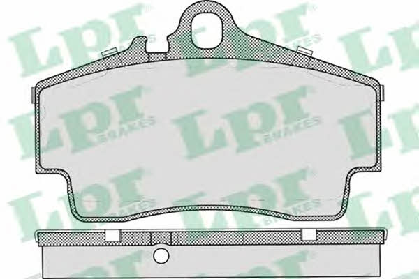 LPR 05P727 Brake Pad Set, disc brake 05P727