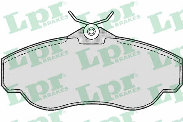 LPR 05P728 Brake Pad Set, disc brake 05P728