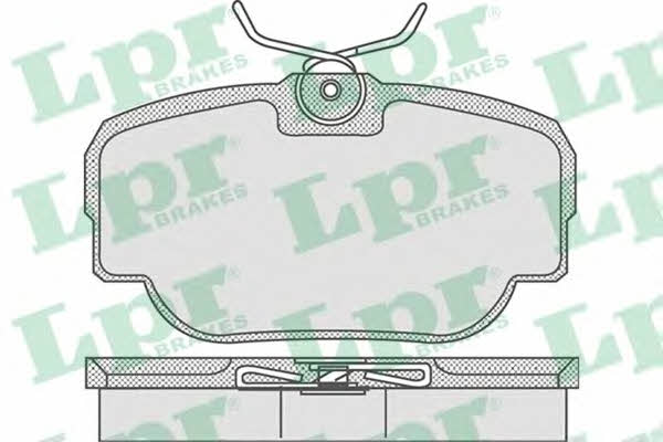 LPR 05P739 Brake Pad Set, disc brake 05P739