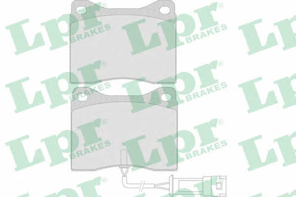 LPR 05P743 Brake Pad Set, disc brake 05P743