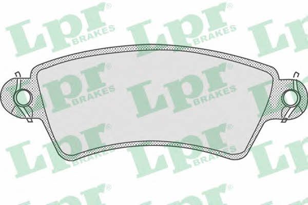 LPR 05P766 Brake Pad Set, disc brake 05P766