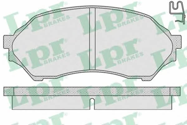 LPR 05P813 Brake Pad Set, disc brake 05P813