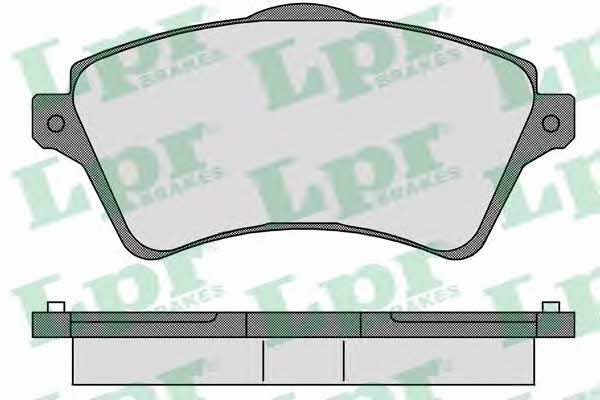 LPR 05P833 Brake Pad Set, disc brake 05P833
