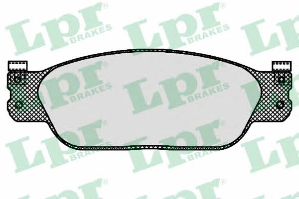 LPR 05P843 Brake Pad Set, disc brake 05P843