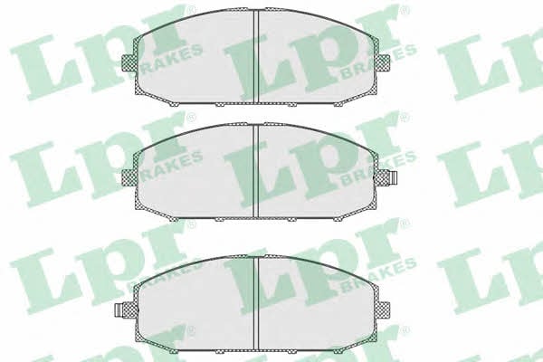 LPR 05P845 Brake Pad Set, disc brake 05P845