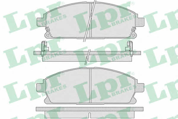 LPR 05P846 Brake Pad Set, disc brake 05P846