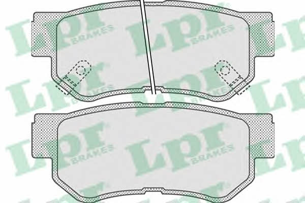 LPR 05P848 Brake Pad Set, disc brake 05P848