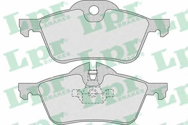 LPR 05P851 Brake Pad Set, disc brake 05P851